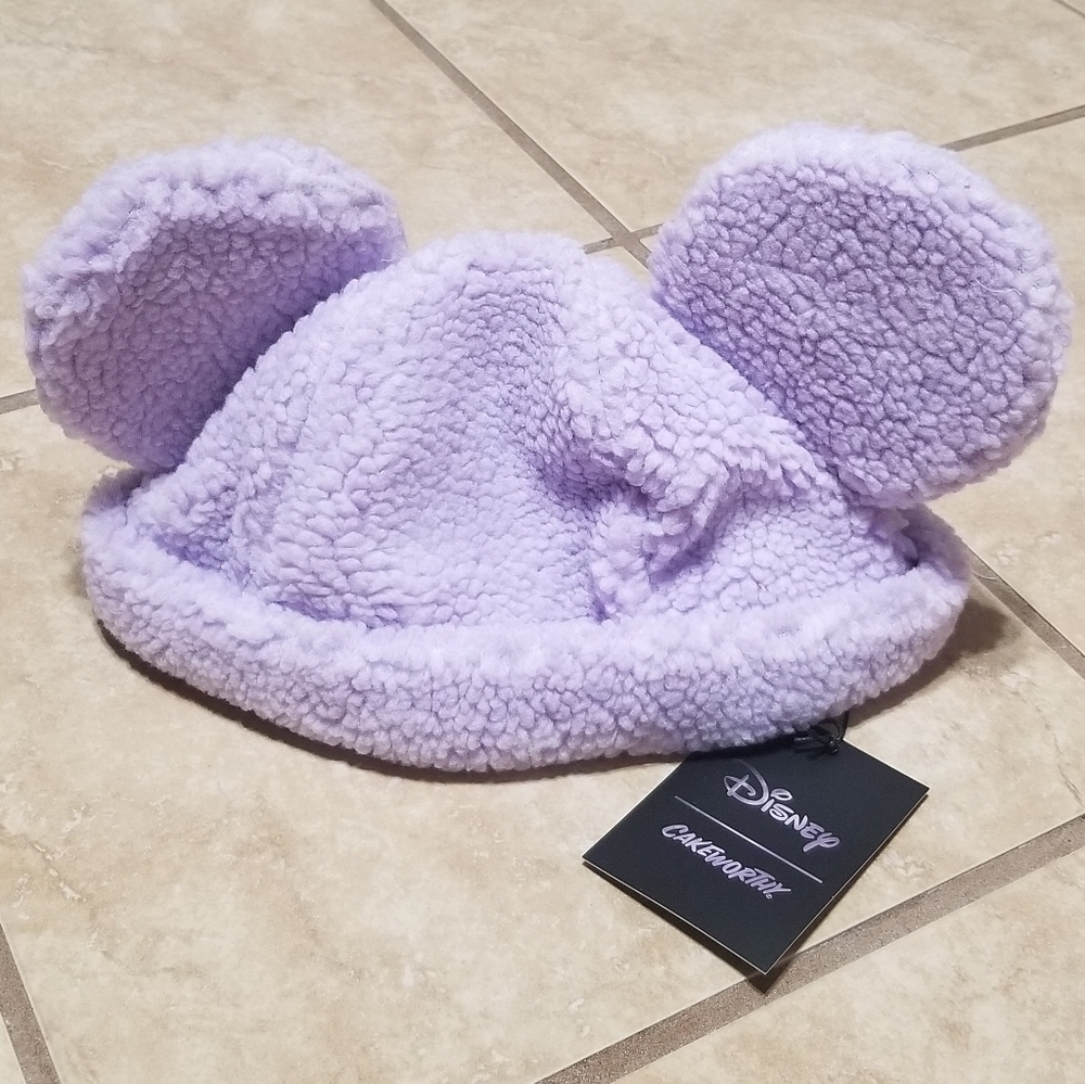 Cakeworthy x Disney Mickey Mouse Ears Sherpa Beanie (Lavender)